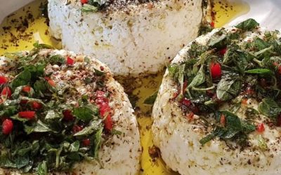 OVEN ROASTED FRESH RICOTTA OR GOAT CHEESE